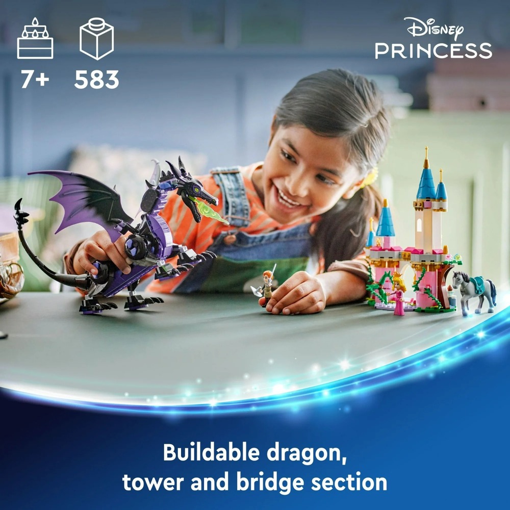 Lego Disney Princess Maleficent's Dragon Form & Aurora's Castle (583 pcs) 43240 - Picture 3 of 9